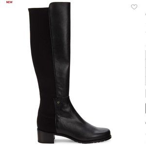 Stuart Weitzman Mezza Mezza Leather Knee High Boot 9.5